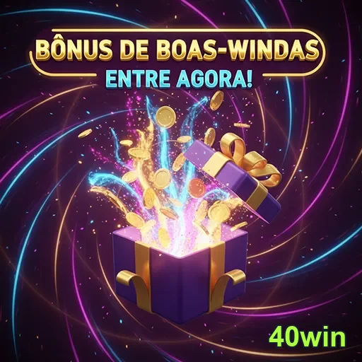 Imagem promocional do bônus 06 no site 40win, destacando ofertas especiais de apostas esportivas.