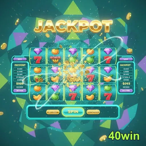Imagem de jogos de slot confiáveis na 40win Brasil, destacando segurança